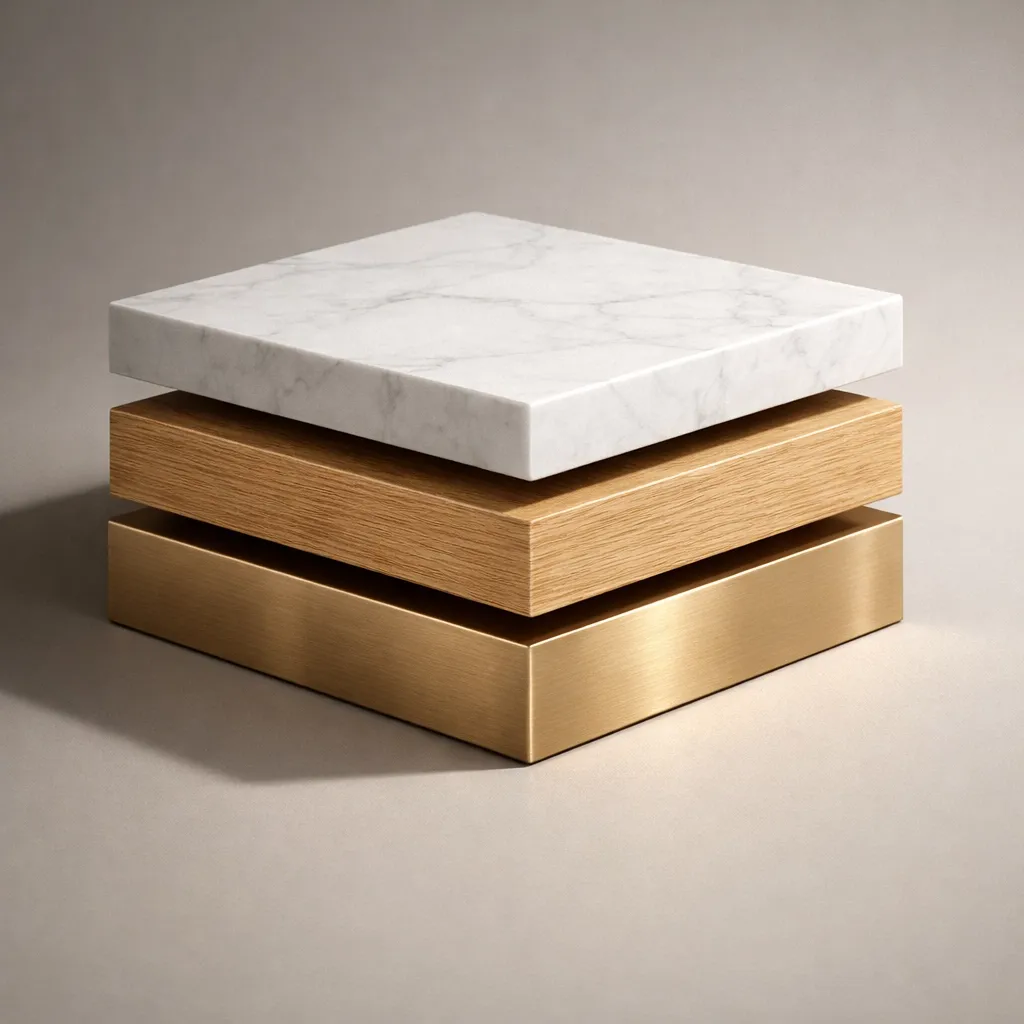 Three stacked textured layers representing the hierarchical layers of internal governance.