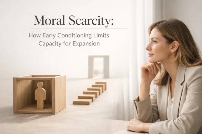 Moral Scarcity: How Early Conditioning Limits Capacity for Expansion