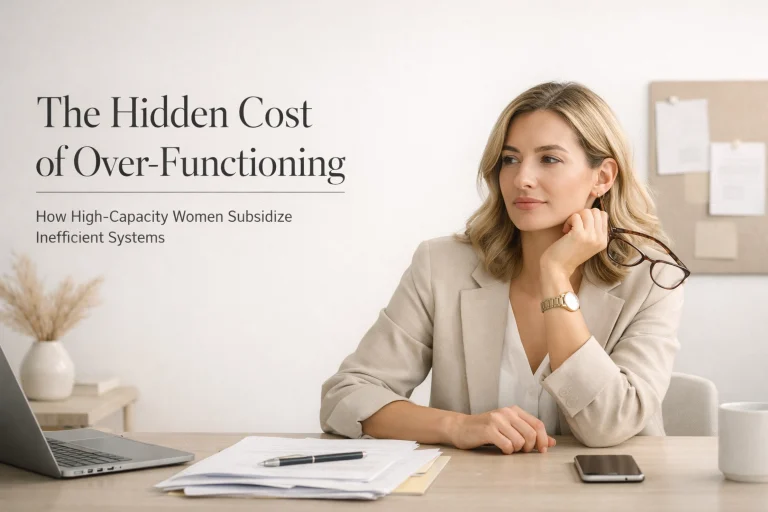 The Hidden Cost of Over-Functioning: How High-Capacity Women Subsidize Inefficient Systems