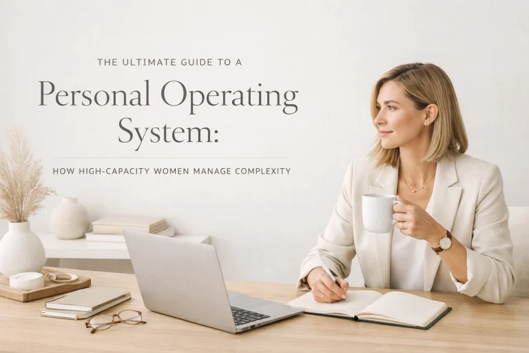 The Ultimate Guide to a Personal Operating System: How High-Capacity Women Manage Complexity