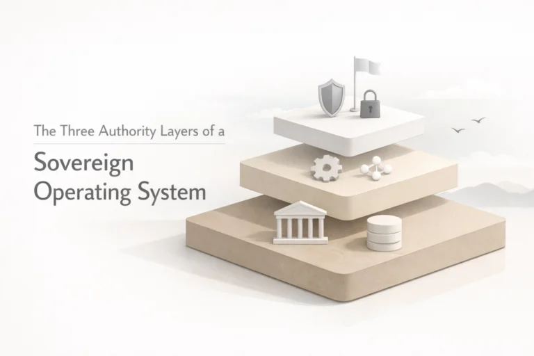 The Three Authority Layers of a Sovereign Operating System