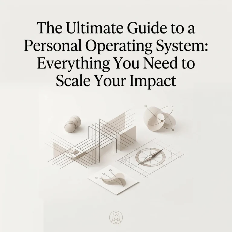 The Ultimate Guide to a Personal Operating System: Everything You Need to Scale Your Impact